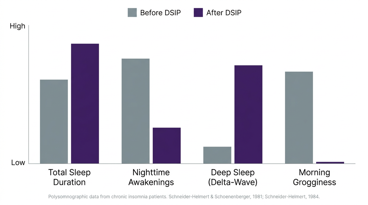 DSIP distribution in the human body and circadian rhythm